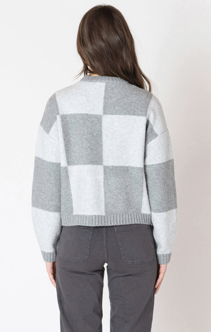 Dex Colorblock Sweater - Heather Grey