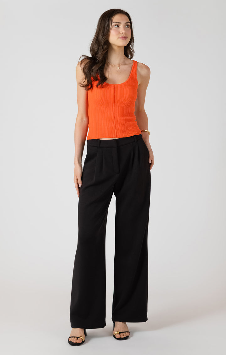 Room 34 Scuba Knit Trouser - Black