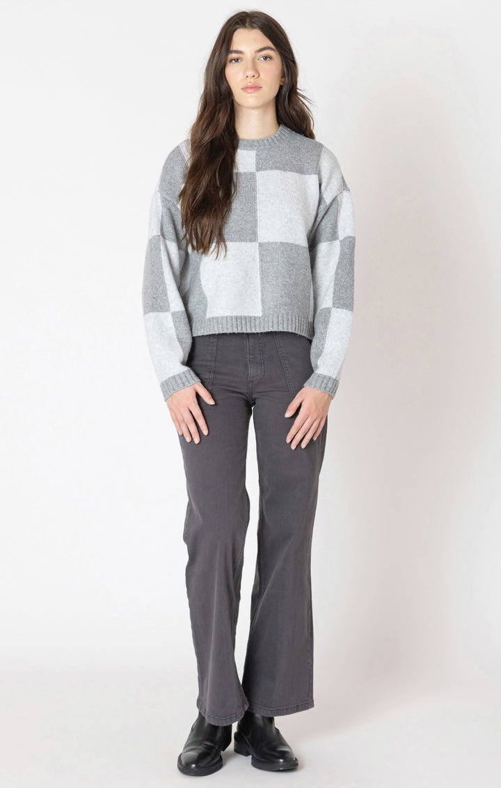Dex Colorblock Sweater - Heather Grey