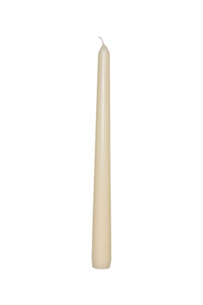 Ivory Taper Candle - 12"H