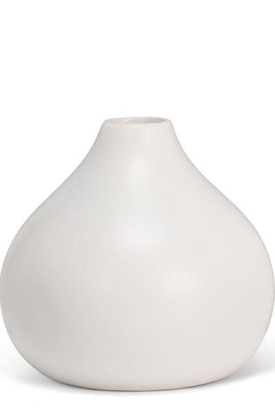 Medium Matte Vase - White