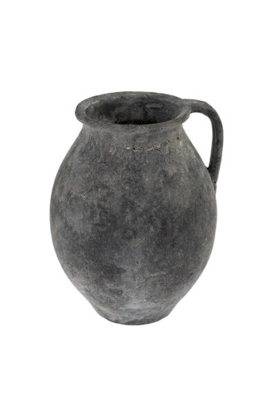 Rhodes Black Pitcher Vase