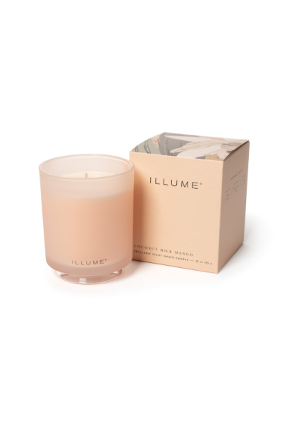 Illume Coconut Milk Refillable Boxed Glass Candle