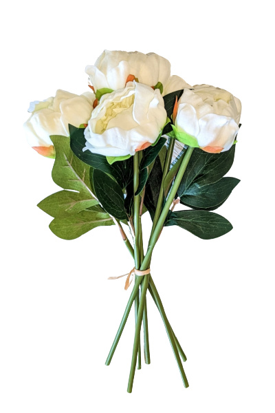 Real Touch Peony Bundle (6 Stems)