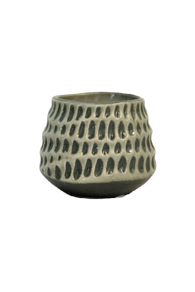 Green Spotted Planter - 3"H